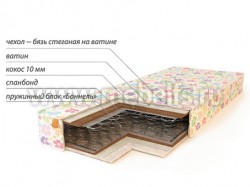 Матрас детский кокосовый (Tonus) 60x140см. Матрас детский кокосовый (Tonus) 60x140см.